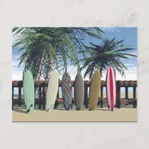 Cartão Postal de Surfe