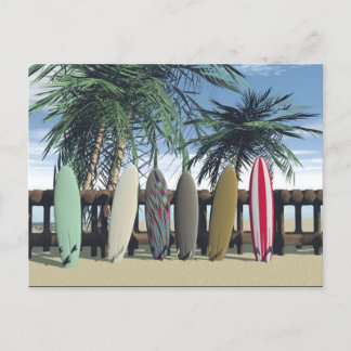 Cartão Postal de Surfe