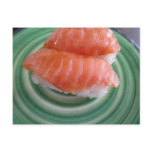 Cartão postal de sushi