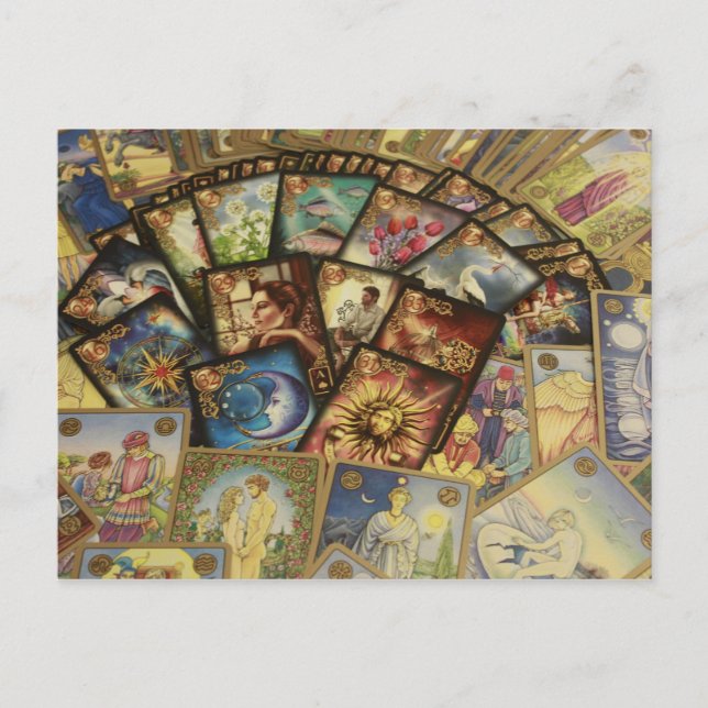 cartão postal de tarot (Frente)
