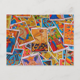 cartão postal de tarot
