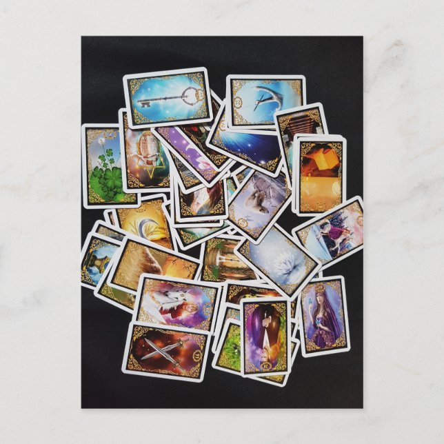 cartão postal de tarot (Frente)