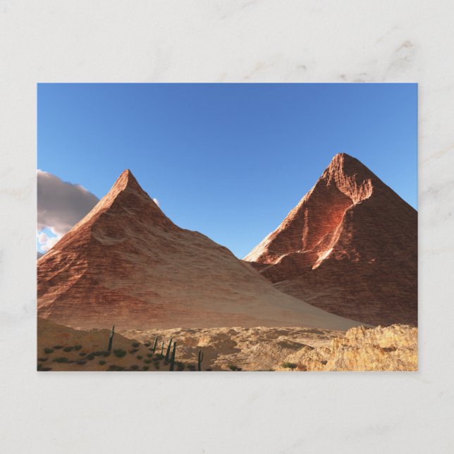 Cartão postal de terreno seco (Frente)