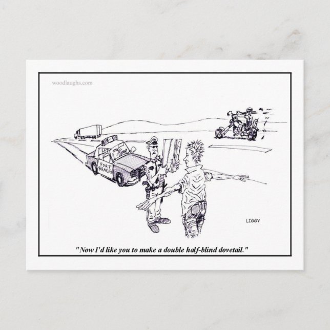 Cartão postal de teste de sobriedade de campo (Frente)