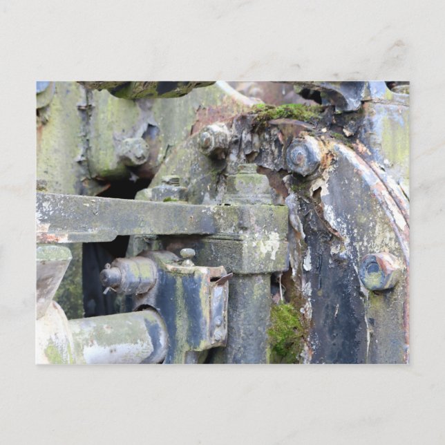 Cartão postal de Textura Industrial Russo (Frente)