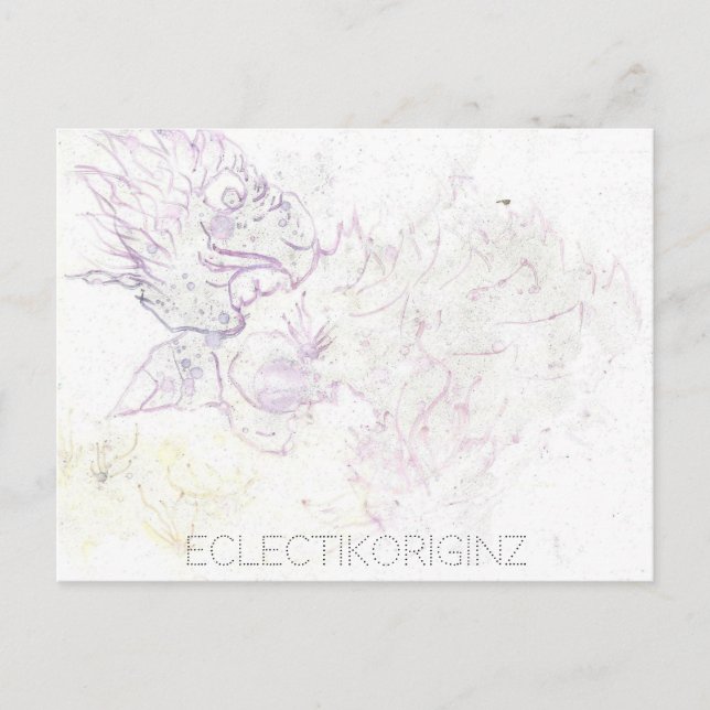 Cartão postal de tinta mágica (Frente)