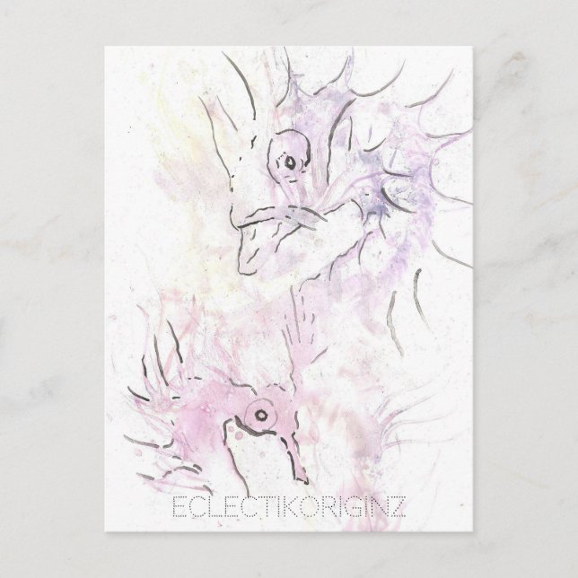 Cartão Postal de Tinta Mágica (Frente)