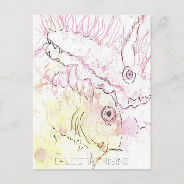 Cartão postal de tinta mágica (Frente)