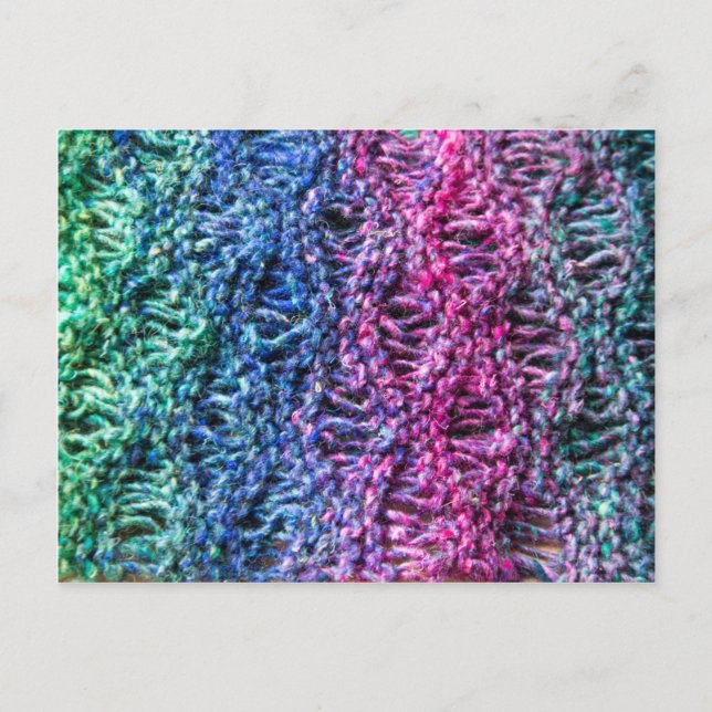 Cartão postal de tricô (Frente)