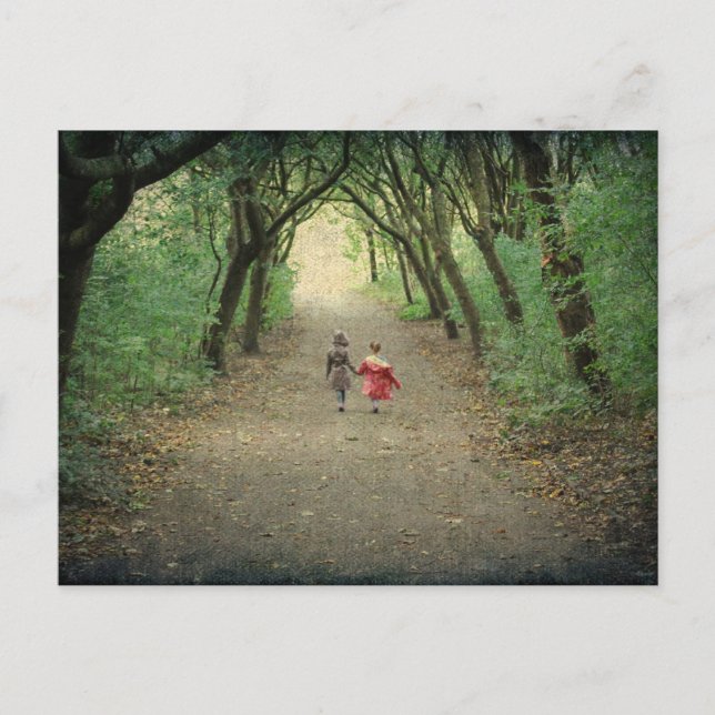Cartão Postal de Um Passeio no Parque (Frente)