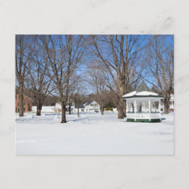 Cartão Postal de uma Cidade Típica de Vermont no I