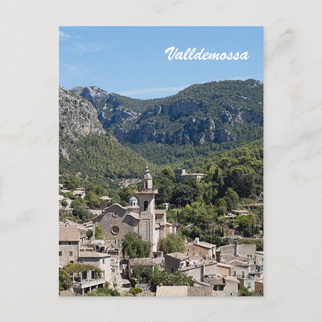 Cartão postal de Valldemossa (Frente)