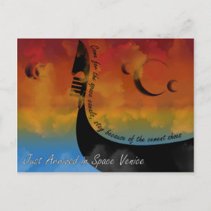 Cartão postal de Veneza Espacial