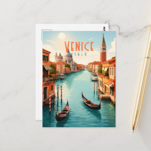 Cartão postal de Veneza Itália