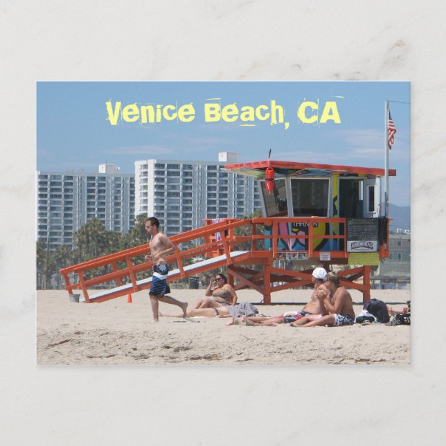Cartão postal de Venice Beach! (Frente)