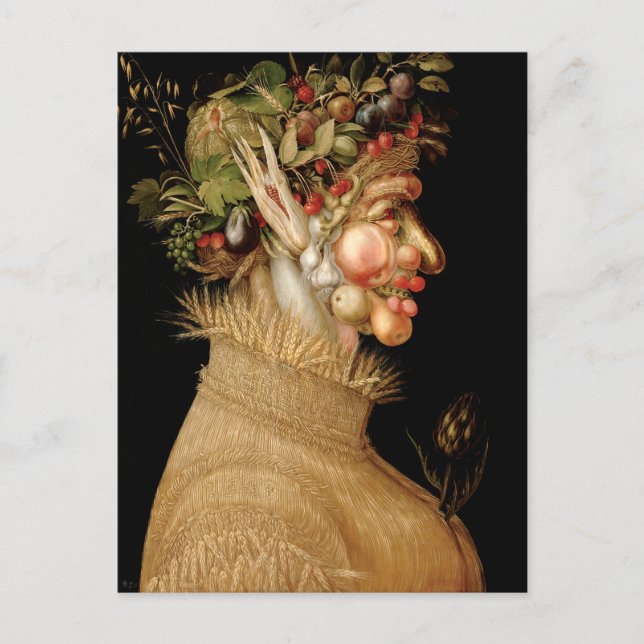 Cartão postal de verão de Arcimboldo (Frente)