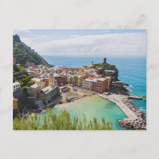 Cartão postal de Vernazza, Cinque Terre, Itália