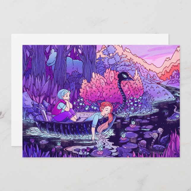 Cartão postal de viagem a Rio Negro (Frente/Verso)