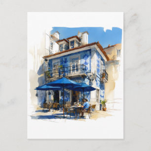 Cartão postal de viagem a Sintra Portugal Férias 