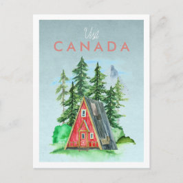 Cartão Postal de Viagem Antigo | Canadá