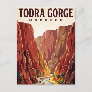 Cartão Postal de Viagem Antigo   Desfiladeiro de T