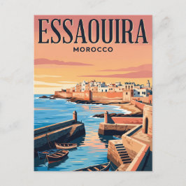 Cartão Postal de Viagem Antigo | Essaouira, Marroc