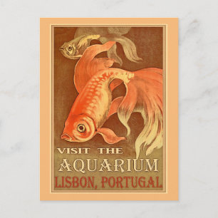 Cartão Postal de Viagem Antigo Lisboa Portugal