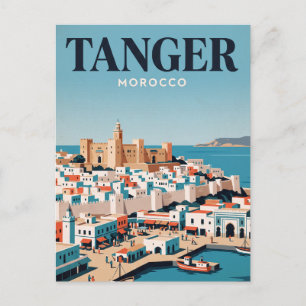 Cartão Postal de Viagem Antigo   Tânger, Marrocos