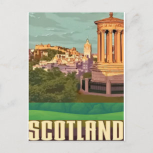Cartão postal de viagem ao mundo ESCOCIA