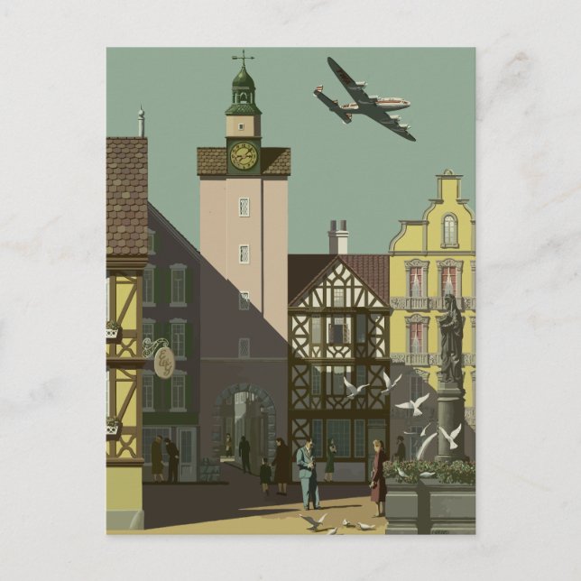 Cartão Postal de Viagem da Alemanha (Frente)