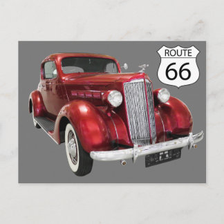 Cartão postal de viagem da rota 66 dos EUA