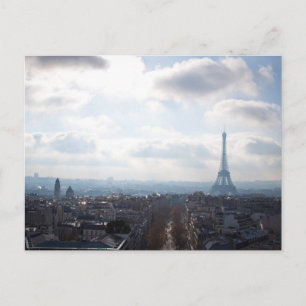 Cartão Postal de Viagem da Torre Eiffel de Paris