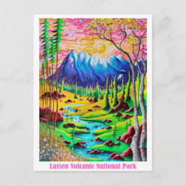 Cartão postal de Viagem de Arte do Parque Nacional