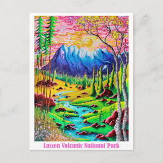 Cartão postal de Viagem de Arte do Parque Nacional