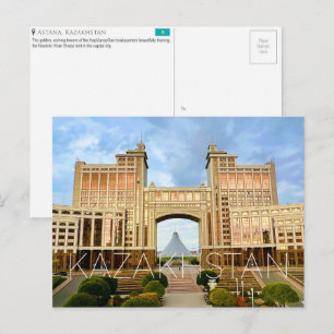 Cartão postal de viagem de Astana, Cazaquistão