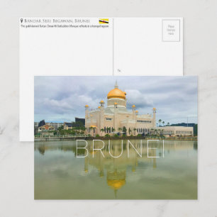 Cartão postal de viagem de Bandar Seri Begawan, Br
