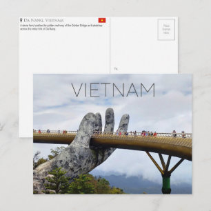 Cartão Postal de Viagem de Da Nang, Vietnã