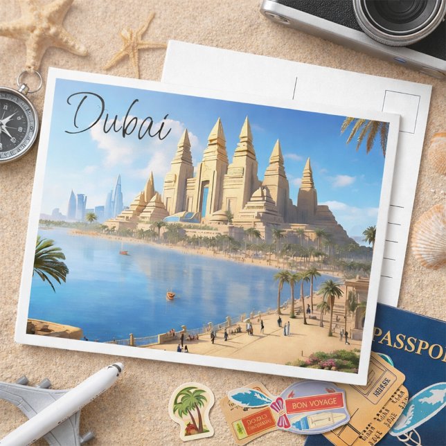 Cartão postal de viagem de Dubai (Criador carregado)