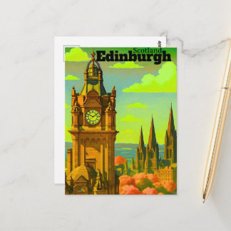 Cartão postal de viagem de Edimburgo, Arte de viag