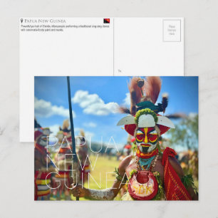 Cartão postal de viagem de Goroka, Papua-Nova Guin