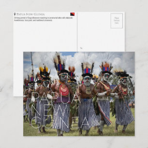 Cartão postal de viagem de Goroka, Papua-Nova Guin