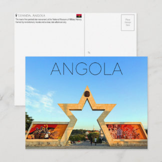 Cartão Postal de Viagem de Luanda, Angola