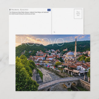 Cartão Postal de Viagem de Prizren, Kosovo