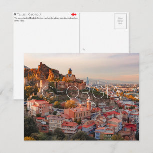 Cartão Postal de Viagem de Tbilisi, Geórgia