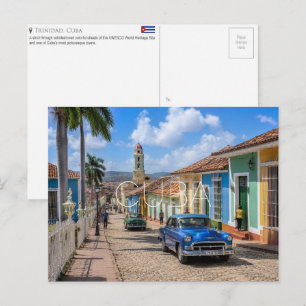Cartão Postal de Viagem de Trinidad, Cuba