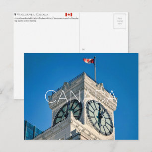 Cartão Postal de Viagem de Vancouver, Canadá