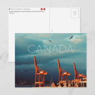 Cartão postal de viagem de Vancouver, Canadá