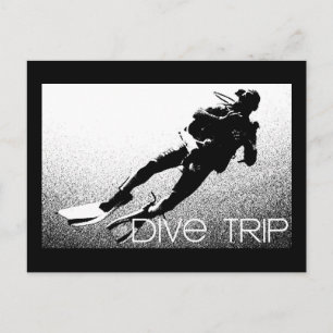 Cartão postal de viagem Dive