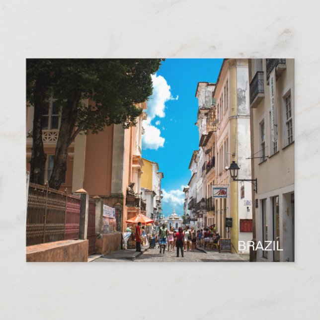 Cartão Postal de Viagem do Brasil (Frente)