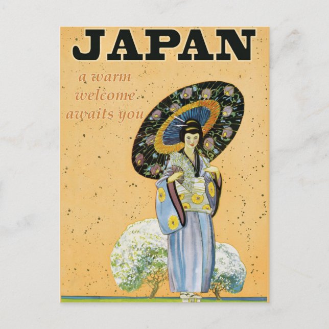 Cartão Postal de Viagem Japão (Frente)